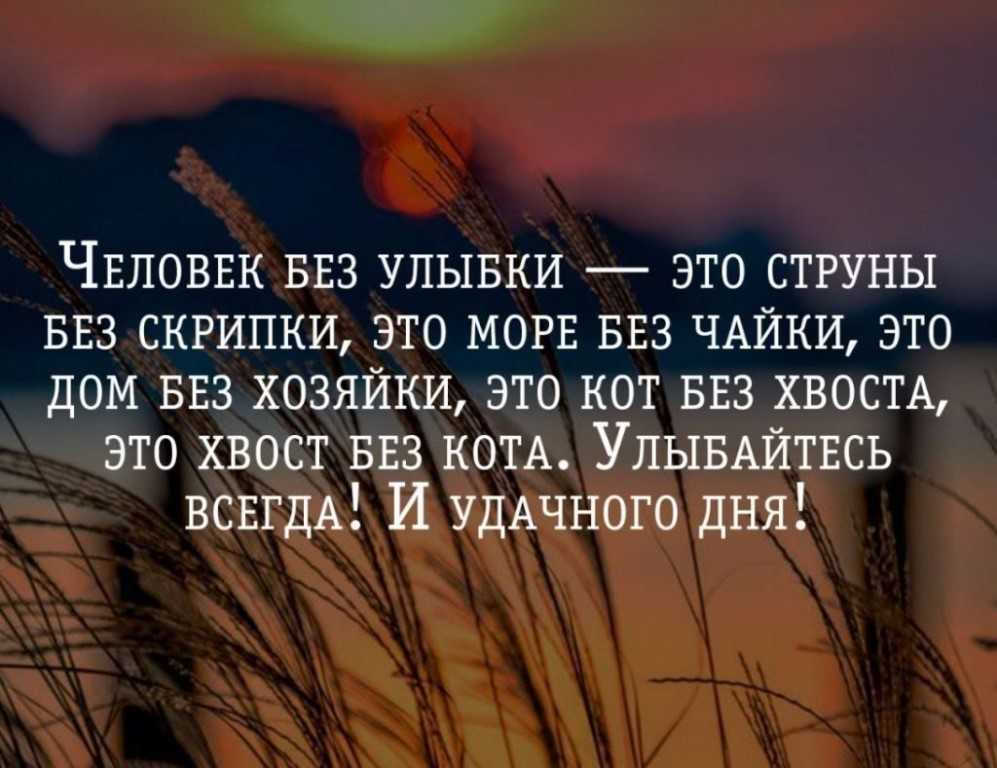 Цитаты и афоризмы про улыбку и счастье со смыслом