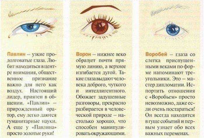 Цвет глаз и характер - памятка для женщин и мужчин!