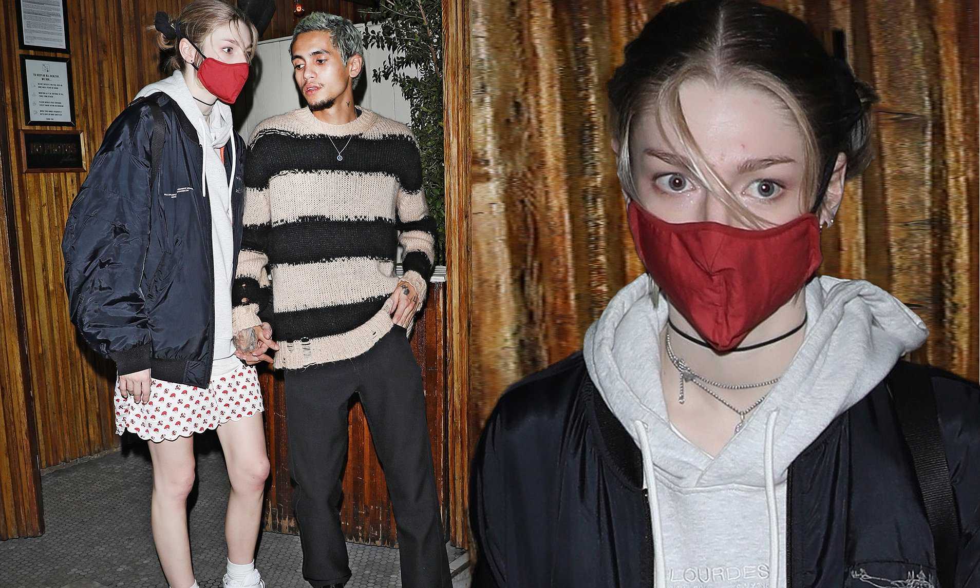 “euphoria” star hunter schafer in vera wang at “jimmy kimmel live!”